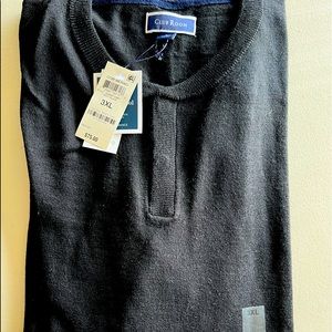 Mens Club Room merino wool blend sweater. Size 3XL